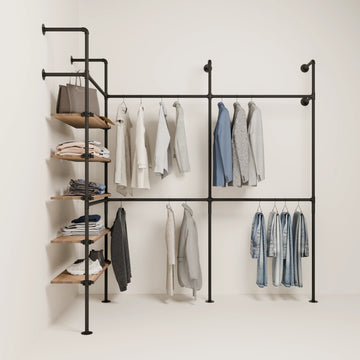 KIM EDGE DOUBLE 3 OAK – 5 półek