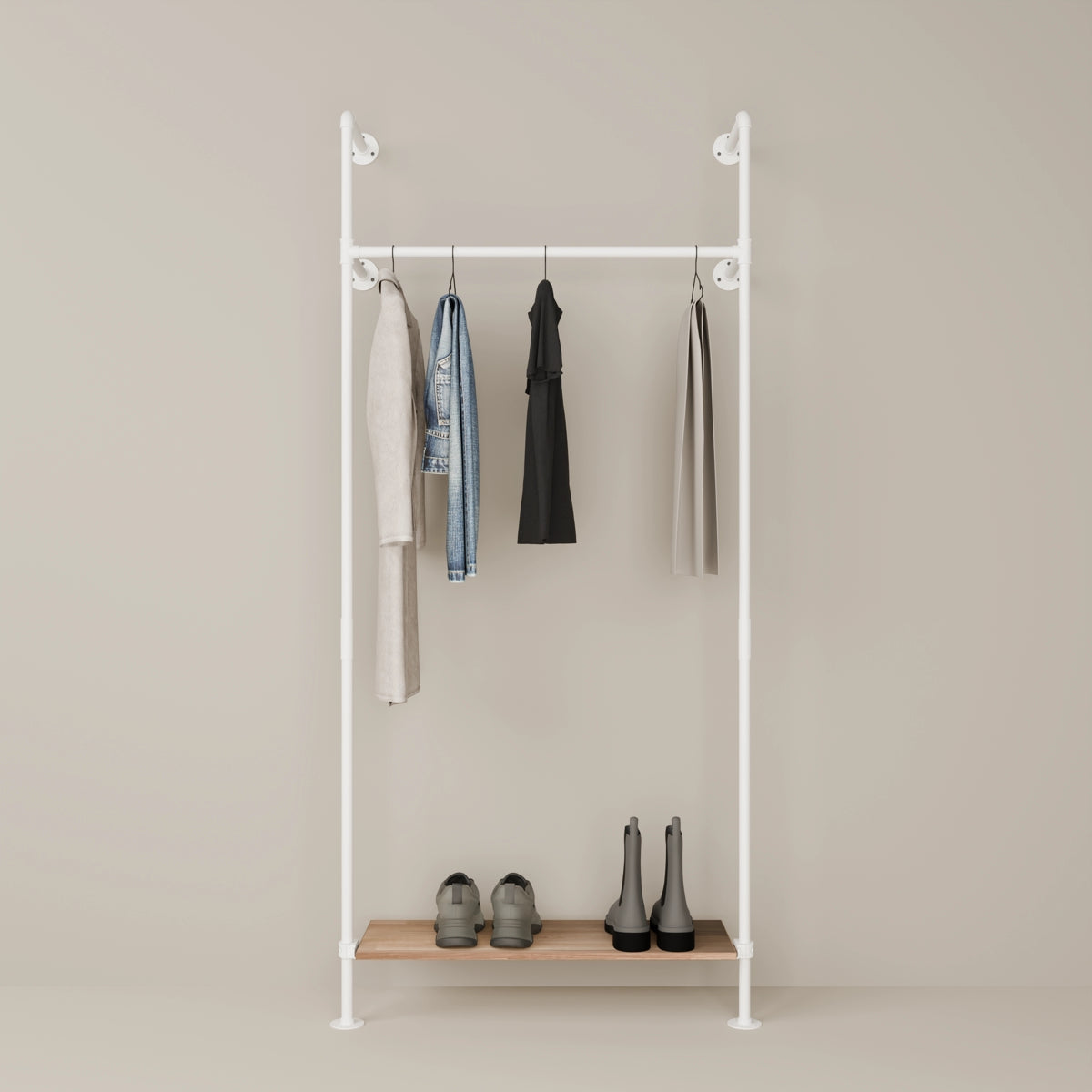 KIM 1 OAK – 1 dolna półka | biały