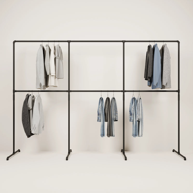 Industrial Kleiderständer Metall