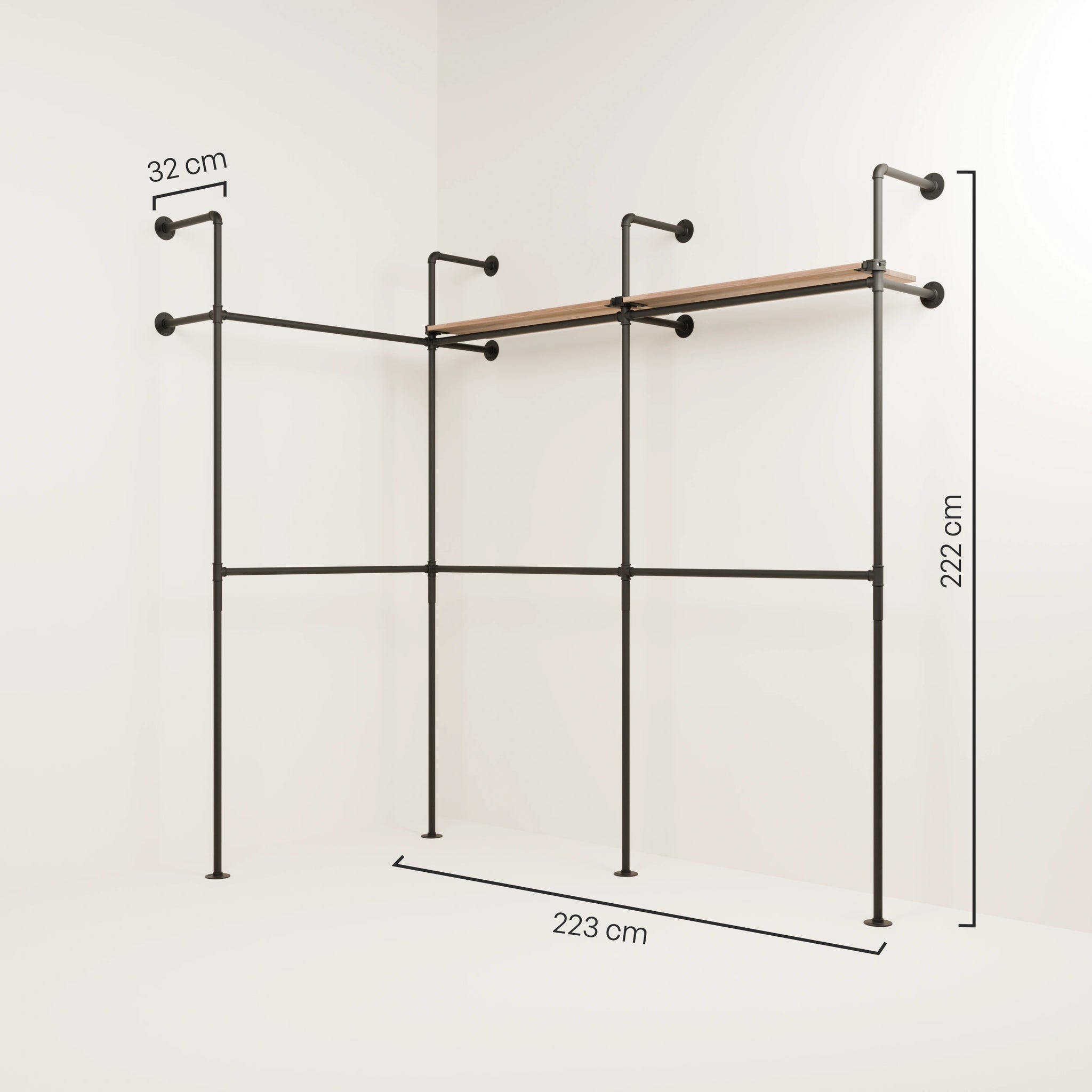 KIM EDGE DOUBLE 3 OAK – 2 półek