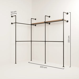 KIM EDGE DOUBLE 3 OAK – 2 półek