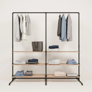 LAS 2 OAK – 6 shelves