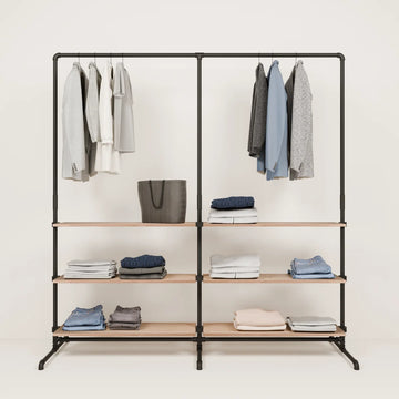 LAS 2 OAK – 6 shelves