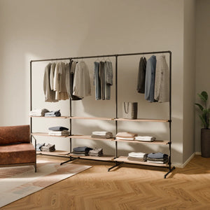 LAS 3 OAK – 9 shelves