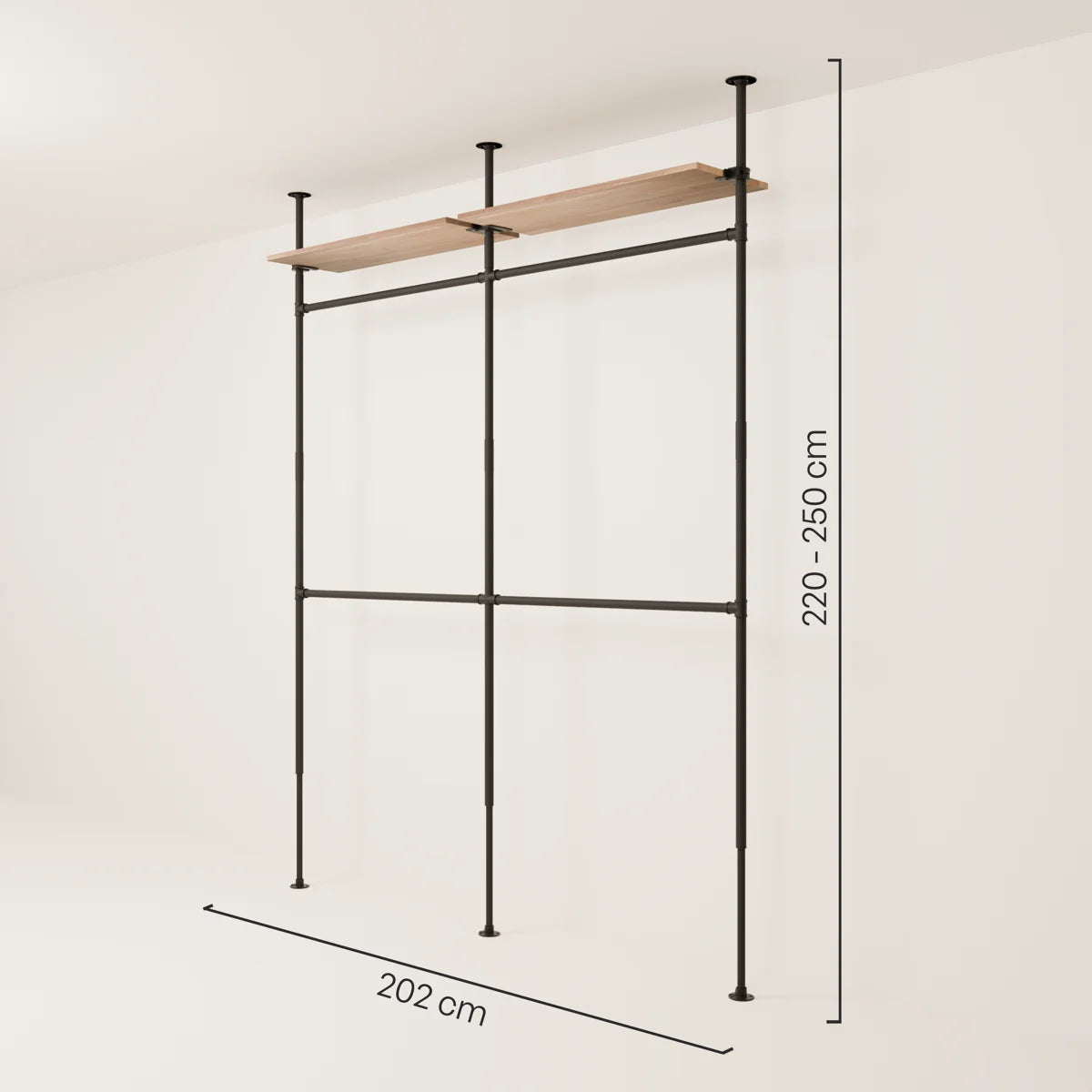 LOFT 2 OAK – 2 półek