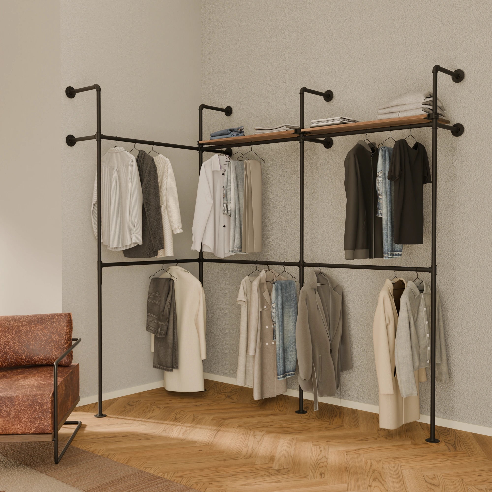 KIM EDGE DOUBLE 3 OAK – 2 półek