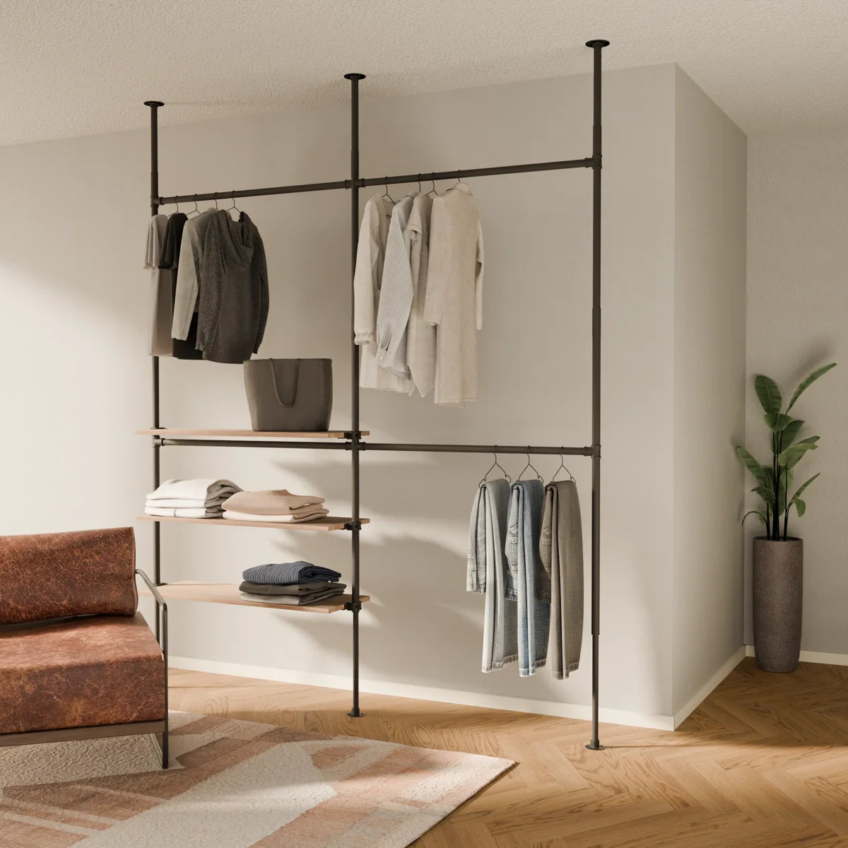 LOFT 2 OAK – 3 półek