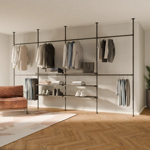 LOFT 4 METAL – 6 półek w środku