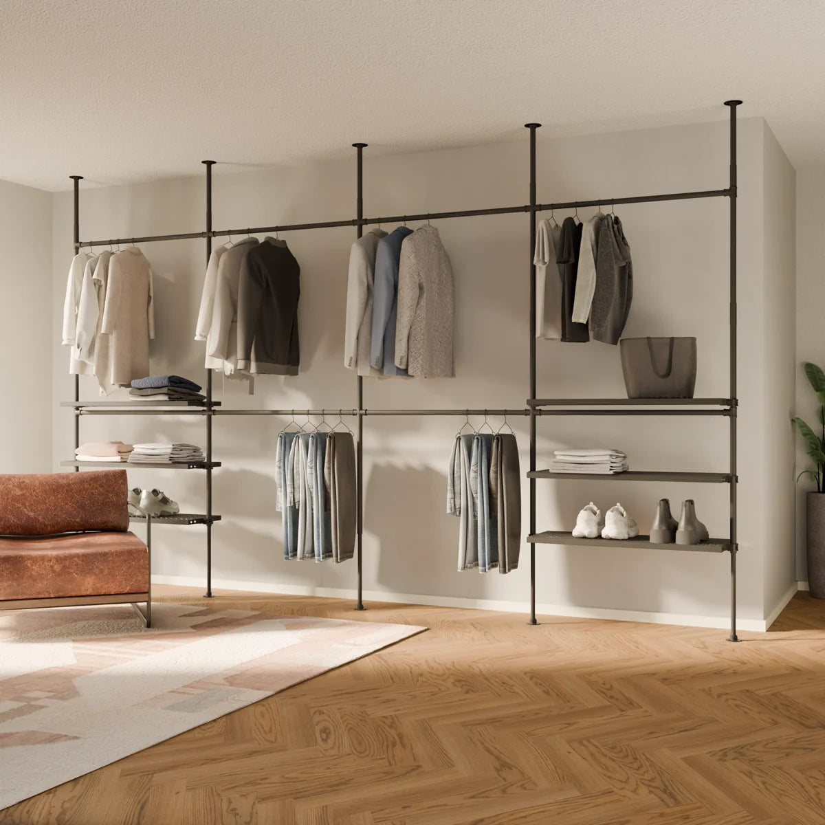 LOFT 4 METAL – 6 półek zewnętrznych