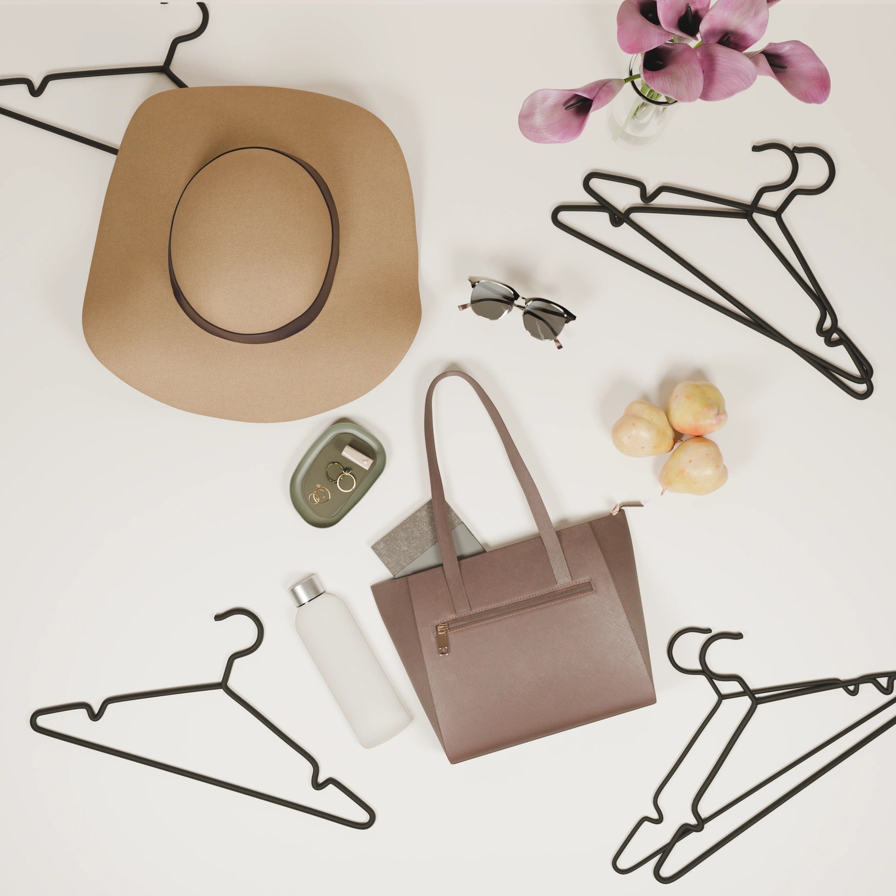 Wieszaki na ubrania aksamitne – 5 sztuk | 10 sztuk