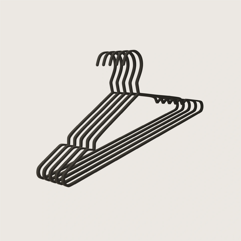 Wieszaki na ubrania aksamitne – 5 sztuk | 10 sztuk