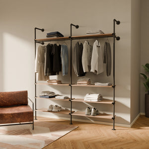 KIM 2 OAK – 8 shelves