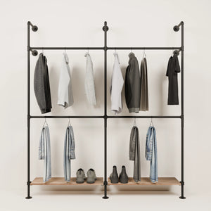 KIM DOUBLE 2 OAK – 2 bottom shelves