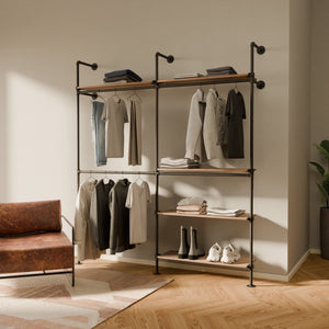KIM DOUBLE 2 OAK – 5 shelves