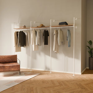 KIM 3 OAK – 3 górne półki | biały