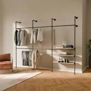 KIM DOUBLE 3 OAK – 3 shelves