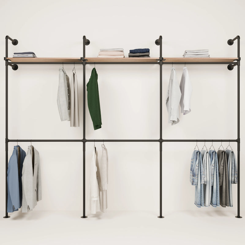 KIM DOUBLE 3 OAK – 3 półki na górze