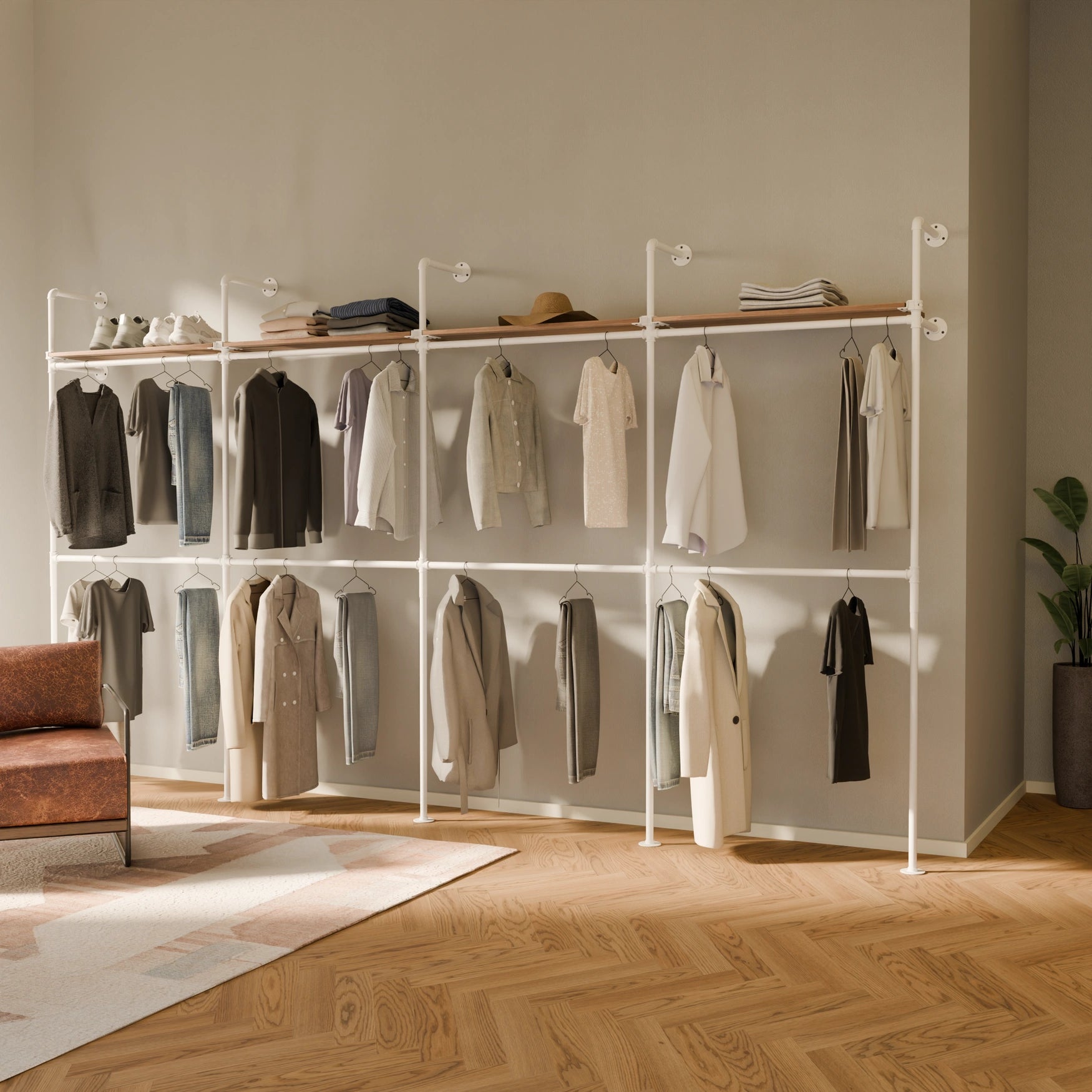 KIM DOUBLE 4 OAK – 4 półek