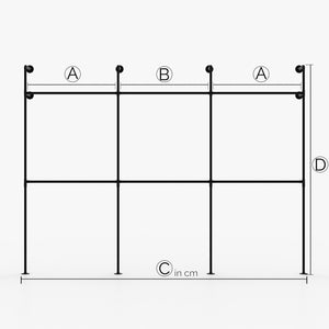 Su misura – KIM III Double – armadio industriale | design industriale | tubi neri